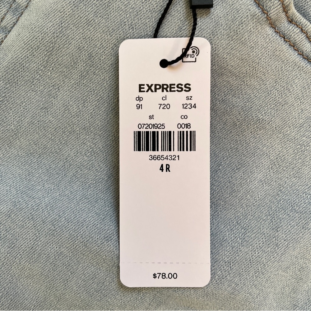 Express 90’s Slim Super High Rise